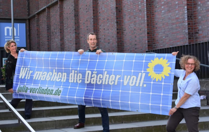 Aktion für mehr Solaranlagen auf den Dächern