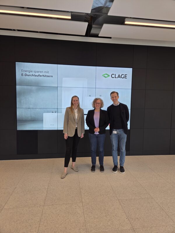 Julia Verlinden hat die Clage GmbH in Lüneburg besucht